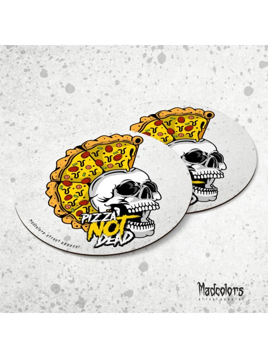 Подложка за чаша Madcolors - Pizza Not Dead